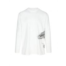 Y-3 Langarmshirt  weiss | XL