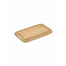 ZASSENHAUS Tranchierbrett Gummibaum 36x23cm beige