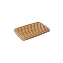ZASSENHAUS Brotschneidbrett Gummibaum 42x27,5cm beige