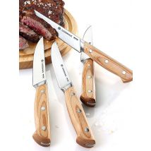 ZASSENHAUS Steakmesser Set 4er Pakkaholz braun