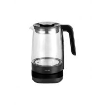 ZWILLING Wasserkocher mit Teeeinsatz 1,7l Glas / Schwarz schwarz