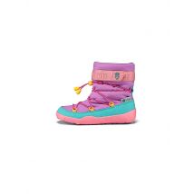 AFFENZAHN Kinder Winterstiefel  VEGAN SNOWY Eule lila | 25