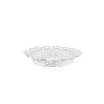 ALESSI Korbschale VIMINI 27cm Edelstahl Epoxi. Weiss weiss