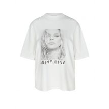 ANINE BING T-Shirt AVI TEE KATE MOSS weiss | XS