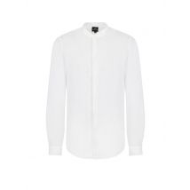 ARMANI EXCHANGE Leinenhemd weiss | M