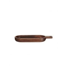 ASA SELECTION Schale oval flach Wood 33,4x13cm (Akazie Massiv) braun