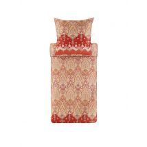 BASSETTI Satin Bettwäsche ISOLABELLA 70x90cm/140x200cm Rot dunkelrot