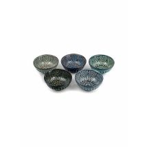 BREDEMEIJER Teebecher JARA 5er Set Porzellan / Bunt bunt