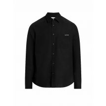 CALVIN KLEIN JEANS Leinenhemd  schwarz | L