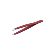 CANAL Haarpinzette rostfrei/gerade 95mm (Rot) 2016-02