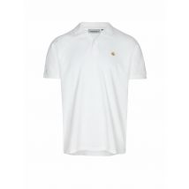 CARHARTT WIP Poloshirt CHASE  weiss | XS
