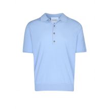 CLOSED Strickpoloshirt  blau | M