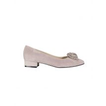 DIRNDL & BUA Trachtenschuhe - Ballerina beige | 40