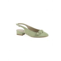 DIRNDL & BUA Trachtenschuhe - Pumps grün | 38