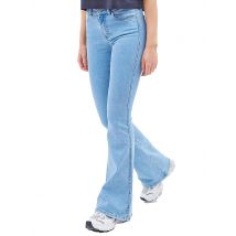 DR.DENIM Highwaist Jeans Bootcut Fit MACY hellblau | M/L34