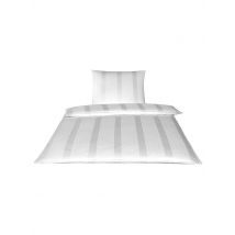 ELEGANTE Damast Bettwäsche Metropolis 70x90cm/140x200cm Weiss weiss