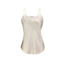 EVA BITZER Seidentop champagner creme | 36