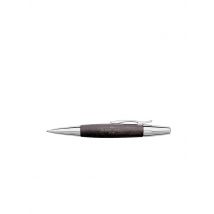 FABER-CASTELL Kugelschreiber e-Motion (Holz Chrom Schwarz) keine Farbe