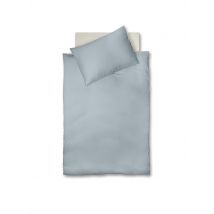 FLEURESSE Satin Bettwäsche Royal 70x90cm / 140x200cm Pearl Blue hellblau