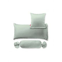 FLEURESSE Satin Kissenbezug Royal Uni 2er 40x40cm Olive olive