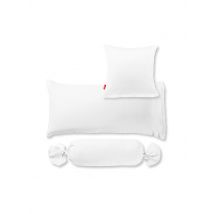 FLEURESSE Satin Kissenbezug Royal Uni 2er 70x90cm Weiss weiss