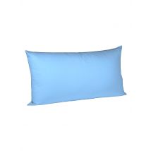 FLEURESSE Satin Kissenbezug Royal Uni 2er 40x80cm Blau hellblau