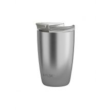 FLSK Isolierbecher - Thermosbecher CUP Coffee to go-Becher 0,35l Stainless silber