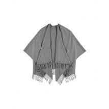 FRAAS Poncho - Cape RUANA grau