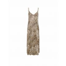 GESTUZ Maxikleid LEELO hellbraun | 38