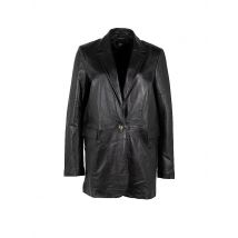 GIPSY BY MAURITIUS Lederblazer Oversized Fit schwarz | S