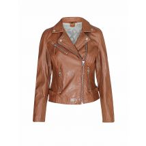 GIPSY BY MAURITIUS Lederjacke hellbraun | XS
