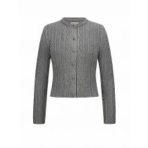 GOTTSEIDANK Trachten Strickjacke SOPHIA grau | XXL