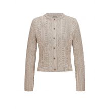 GOTTSEIDANK Trachten Strickjacke SOPHIA creme | L