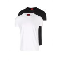 HUGO T-Shirt  2-er Pkg. schwarz | S