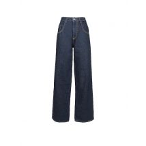 ICON DENIM Jeans Flared Fit dunkelblau | 28