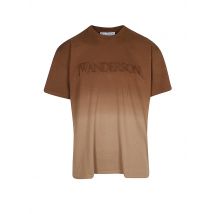 JW ANDERSON T-Shirt LOGO GRADIENT TEE braun | L