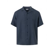 KNOWLEDGE COTTON APPAREL Leinenhemd blau | L