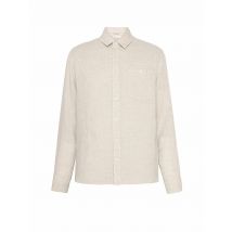 KNOWLEDGE COTTON APPAREL Leinenhemd beige | L