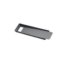 LA FORME Tarteform mit Hebeboden rechteckig 35x13cm grau