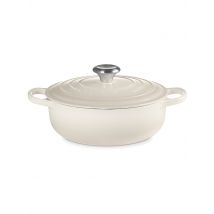 LE CREUSET Sauteuse SIGNATURE 24cm Meringue creme