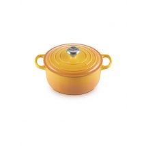 LE CREUSET Bräter rund SIGNATURE 24cm/3,3l Nectar gelb