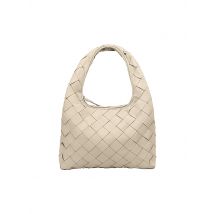 LES VISIONNAIRES Ledertasche - Hobo JADE WEAVE weiss