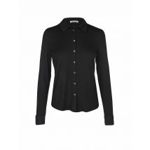MARC O'POLO Jerseybluse schwarz | M