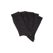 MAX CALVIN Socken 5-er Pkg. anthrazit mele  grau | 39-42