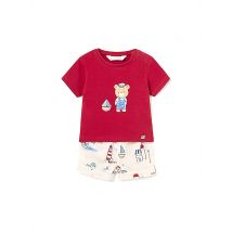 MAYORAL Baby Set 2-teilig T-Shirt und Shorts rot | 56