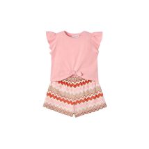 MAYORAL Mädchen Set 2-teilig T-Shirt und Shorts koralle | 140