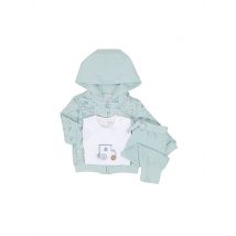 MAYORAL Baby Jogger Set 3-teilig Body, Sweatjacke und Hose hellgrün | 74