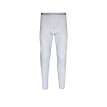 MEY Lange Unterhose light grey melange hellgrau | L