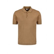 NO EXCESS Poloshirt  hellbraun | S