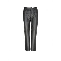 OFFICINE GENERALE Lederhose NAOMI schwarz | XS